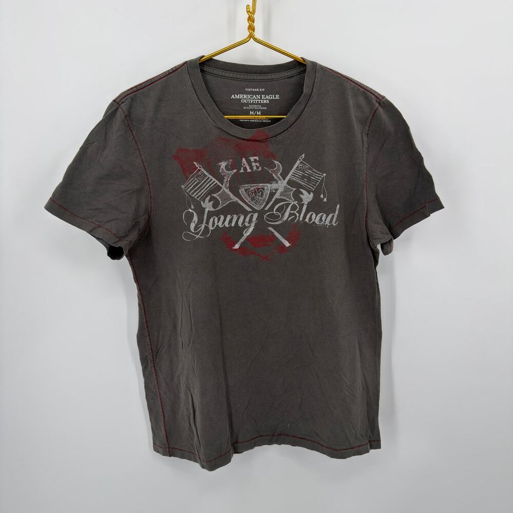 American Eagle Vintage Fit "Young Blood" Graphic Tee